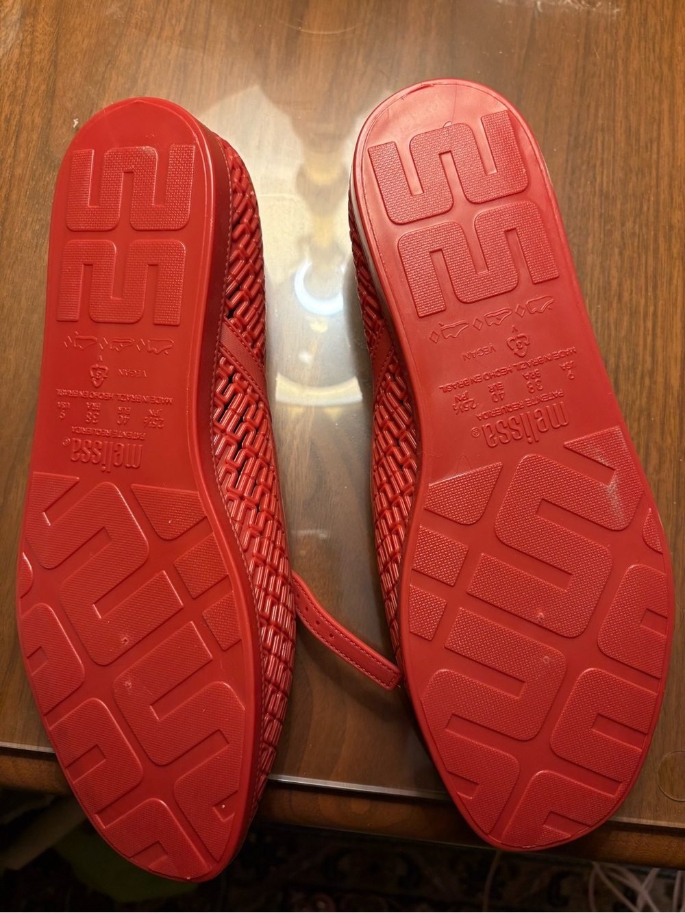 Melissa Harper Jelly Mary Janes Size 9 - Picture 2 of 3